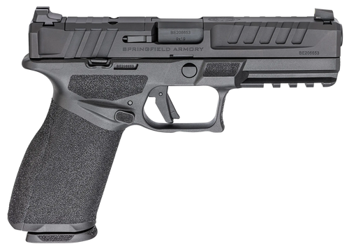 Springfield Armory EC9459BU Echelon  Full Size 9mm Luger 20+1 4.50" Black Melonite Steel Barrel & Optic Ready/Serrated Steel Slide, Black Polymer Frame w/Picatinny Rail, Textured Grip, 2 Mags         