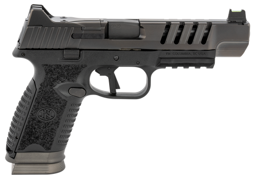 FN 66100843 509 LS Edge 9mm Luger 5" Barrel 17+1, Matte Black Polymer Frame With Mounting Rail, No Manual Safety, Optics Ready                                                                          
