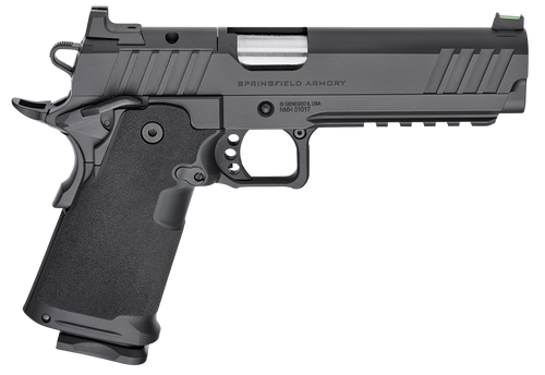 Springfield Armory PH9119AOS Prodigy DS  9mm Luger 20+1 5" Stainless Match Grade Bull Barrel, Black Cerakote Optic Cut/Serrated Carbon Steel Slide & Frame w/Beavertail, Black Polymer Grip, Right Hand 