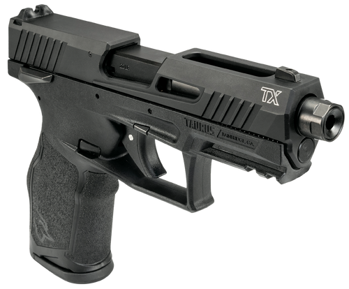 Taurus 1-2TX22141-5XMAG TX22  Full Size Frame 22 LR 22+1 4.10" Black Threaded Barrel, Black Anodized Serrated Slide, Black Polymer Frame w/Picatinny Rail, Ergonomic Grip, 5 Mags                       