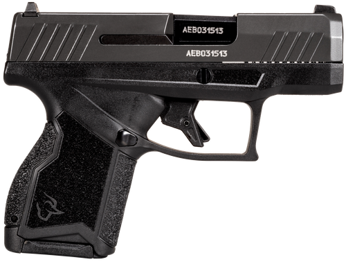 Taurus 1GX4M93GR GX4  Micro-Compact 9mm Luger 11+1/13+1 3.06" Black Steel Barrel/Gray Serrated Slide/ Gray Stainless Steel Frame/ Black Polymer w/Interchangeable Backstrap Grips Right Hand            
