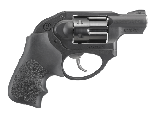 Ruger 5452 LCR  Small Frame 327 Federal Mag 6 Shot, 1.87" Matte Black Steel Barrel, Black PVD Cylinder, Matte Black Stainless Steel Frame, Black Hogue Tamer Monogrip, Shrouded Hammer                  