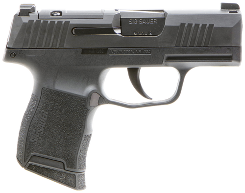 Sig Sauer 3659BXR3P P365 BXR Micro-Compact 9mm Luger 10+1 3.10" BlackBarrel, Black Nitron Optic Ready/Serrated Slide, Black Polymer Grips                                                               