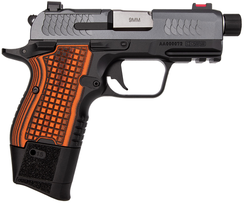 Kimber Mfg.,inc 3600004 CDS9  9mm 15rd 3.64" Black KimPro II Optic Ready Stainless Steel Slide Gray KimPro II G10 Grip                                                                                  
