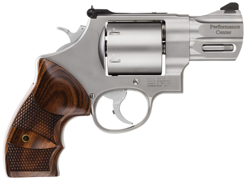 Smith & Wesson 170135 Performance Center Model 629 44 Rem Mag, 44 S&W Spl 6rd 2.63" Stainless Steel Barrel & Cylinder Matte Silver Stainless Steel Frame with Wood Grip                                 