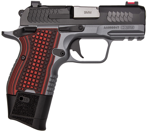Kimber Mfg.,inc 3600003 CDS9  9mm 15rd 3.18" Black KimPro II Optic Ready Stainless Steel Slide Gray KimPro II G10 Grip                                                                                  
