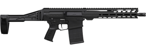 CMMG 33A380C-AB Dissent MK3 8.6 Blackout 20rd 12.50" Black Nitride 7075-T6 Aluminum Receiver 11" Proprietary Handguard CMMG Zeroed Grip                                                                 