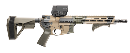 Cnc Firearms CNCDDMDCP Daniel Defense DDM4 V7P Sports South Exclusive 5.56 NATO 30+1 10.30" Black Phosphate Threaded Barrel, Aluminum Receiver w/Picatinny Rail, SBA3 Pistol Stabilizing Brace, Black Gr