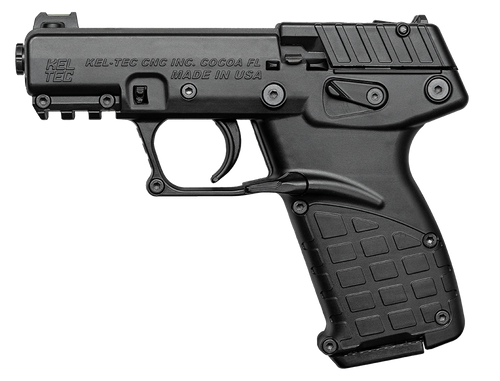 Kel-Tec P17BBLK10 P17  Compact Frame 22 LR 10+1 3.80" Black Threaded Barrel, Black Serrated Slide, Black Polymer Frame w/Picatinny Rail, Textured Grip, Ambidextrous                                    