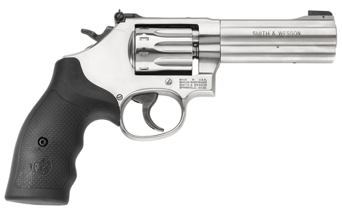 Smith & Wesson 160584 Model 617  22 LR  Stainless Steel 4" Barrel & 10 Shot Cylinder, Satin Stainless Steel K-Frame, Black Polymer Grip,Internal Lock                                                   