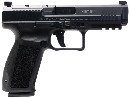 Canik HG6826N Mete SFT  9mm Luger 10+1 4.46" Black Nitride Steel Barrel, Black Cerakote Optic Ready/Serrated Steel Slide, Black Polymer Frame w/Picatinny Rail, Interchangeable Backstrap Grip          
