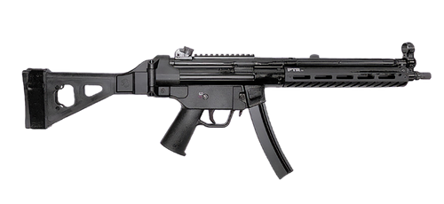 PTR 9LTBR-0090101 9LTBR  9mm Luger 30+1 12.50" Black Nitride Threaded Barrel, M-LOK Handguard, Black Anodized Aluminum Receiver w/Picatinny Rail, Black Synthetic SB Tactical Brace, Black Polymer Grip 
