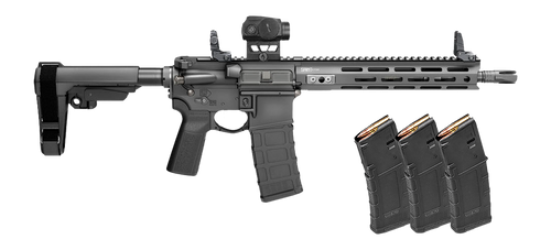 Springfield Armory STV9115556BPLCV2PAC SAINT Victor V2 Gear Pac 5.56 NATO 10+1 11.50" Black Melonite Barrel, M-LOK Handguard, Black Hardcoat Anodize Aluminum Receiver w/Picatinny Rail, Black Polymer S