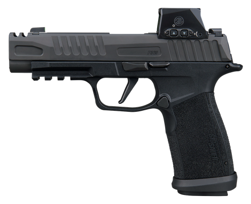 Sig Sauer 365XF9COMPRXSL P365 Fuse COMP 9mm Luger 21+1 3.70" Black Barrel, Black Nitron Stainless Steel Integrated Compensator/Optic Ready/Serrated Slide, Black Stainless Steel Frame w/Beavertail & Pi