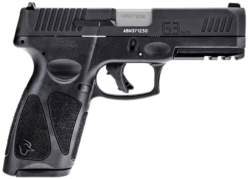 Taurus 1-G3BSR9041 G3  Full Size Frame 9mm Luger 17+1 4" Matte Stainless Steel Barrel, Matte Black Serrated Alloy Steel Slide, Black Polymer Frame w/Picatinny Rail, Textured Grip                      