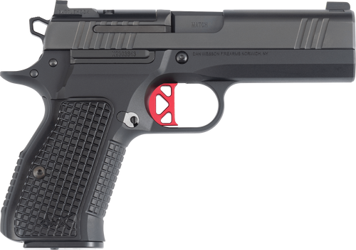 Dan Wesson 92104 DWX  Compact Frame 9mm Luger 15+1 4" Black Match Grade Barrel, Black DLC Serrated Slide, Black Aluminum Frame w/Beavertail, Black Aluminum Grip                                        
