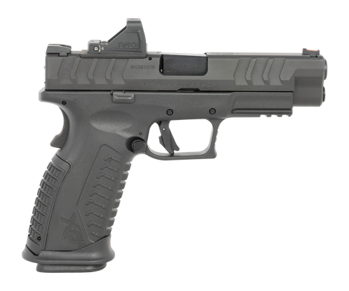 Springfield Armory XDME94510BHCOSPPAC XD-M Elite OSP Gear Pac Full Size 10mm Auto, 16+1 4.50" Black Melonite Match Grade Barrel & Optic Ready/Serrated Steel Slide, Black Polymer Frame w/Picatinny Rail