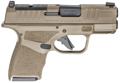 Springfield Armory HC9319FOSP Hellcat Micro-Compact OSP 9mm Luger 3" 11+1, 13+1 Flat Dark Earth Flat Dark Earth Cerakote Steel Slide Adaptive Textured Flat Dark Earth Polymer Grip                     