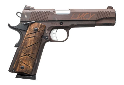Tisas Arms 10100528AA5 1911 Duty Sports South Exclusive 45 ACP 8+1 5" Stainless Steel Slide & Frame w/Picatinny Rail                                                                                    