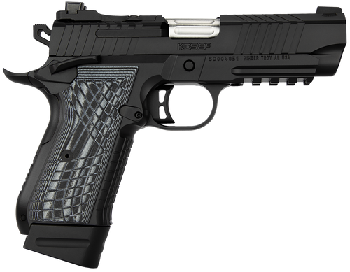 Kimber Mfg.,inc 3100014 KDS9C Rail 9mm 15+1 18+1 4.09" KimPro Black Front and Rear Serrations Stainless Steel G-10 Grip                                                                                 