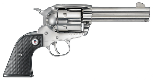 Ruger 5133 Vaquero SASS 357 Mag 6rd 4.62" High Gloss Barrel, Cylinder & Frame, Black Checkered Polymer Grip, Transfer Bar Safety, Montado Hammer (1 of 2)                                               