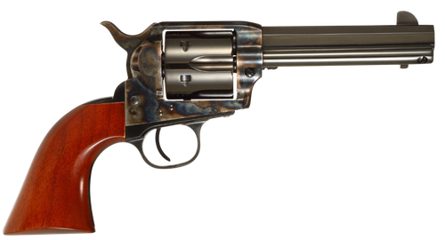 Taylors & Company 556101 1873 Cattleman Drifter 45 Colt (LC) Caliber with 4.75" Blued Finish Barrel, 6rd Capacity Blued Finish Cylinder, Color Case Hardened Finish Steel Frame & Walnut Grip           