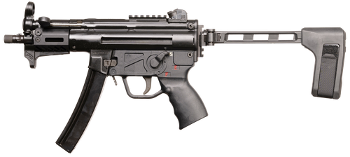 PTR  9KT BR 9mm Luger 30+1 5.16" Black Nitride 3-Lug Threaded Barrel, M-LOK Handguard, Black Nitride Aluminum Picatinny Rail Receiver, Brace, Black Polymer Grip                                        