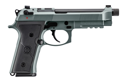 Beretta USA JS92M9A4GLUN15 M9A4 Overlanding Full Size Frame 9mm Luger 15+1 5.10" Black Threaded Barrel, Lunar Cerakote Steel Optic Ready/Serrated Slide, Lunar Cerakote Aluminum Frame w/Beavertail & Pi
