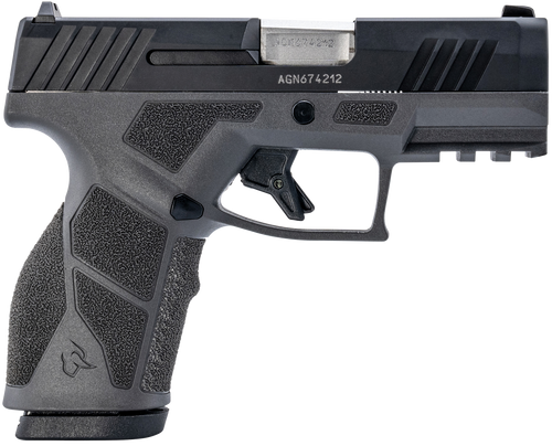Taurus 1-GX2931G-10 GX2  9mm Luger 10+1 3.37" Matte Stainless Steel Barrel, Matte Black Serrated Stainless Steel Slide, Gray Polymer Frame w/Picatinny Rail, Polymer Grip                               