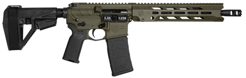 Diamondback DB1984K101 DB15 Obsidian 5.56 NATO 30+1 11.50" Black Nitride 11" M-LOK Handguard SBA5 Brace Magpul MOE K2 Grip                                                                              