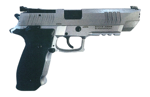 Steyr Arms ATC5BASE ATC Base 9mm Luger 20+1 5" Black Barrel, Nitrocarburized Stainless Steel Lightening Cut/Optic Cut/Serrated Slide & Frame w/Beavertail & Picatinny Rail, Black Grips                 
