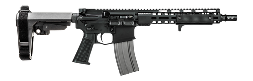 Griffin Armament MK2CQB223W115P-W MK2 CQB 223 Wylde 11.50" Threaded Barrel, Black Anodized Aluminum Receiver w/Picatinny Rail, M-LOK Handguard, Black Polymer SBA3 Brace, Black A3 Grip, Ambidextrous   