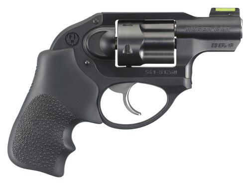 Ruger 5418 LCR  38 Special +P 5 Shot 1.87" Matte Black Barrel, Black PVD Cylinder, Matte Black Aluminum Frame, Hogue Tamer Monogrip Grip, Concealed Hammer                                              