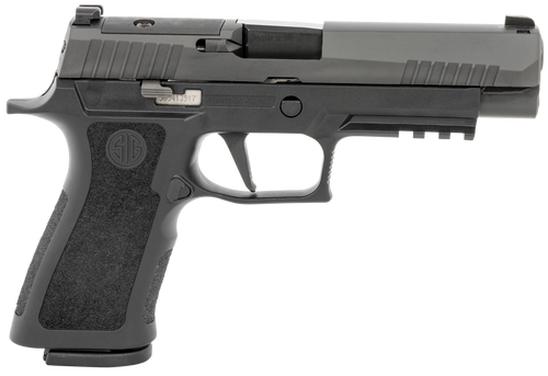 Sig Sauer 320XF9BXR3PR2 P320 XFull 9mm Luger 17+1 4.70" Carbon Steel Barrel, Black Nitron Optic Ready/Serrated SS Slide, Black Stainless Steel Frame w/Picatinny Rail, Black XCarry Medium Polymer Grips