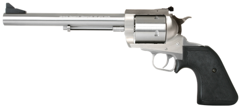 Magnum Research BFR45707 BFR Long Cylinder Large Frame 45-70 Gov 5 Shot, 7.50" Brushed Stainless Steel Barrel, Cylinder & Frame, Black Hogue Rubber Grip, Exposed Hammer                                