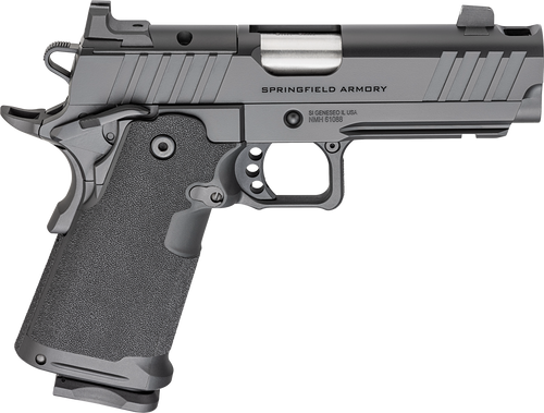 Springfield Armory PH9117AOSLCCOMP Prodigy DS  9mm Luger 10+1 4.25" Stainless Match Grade Bull Barrel, Black Cerakote Optic Ready Carbon Steel Slide & Frame w/Beavertail, Black Polymer Grip           