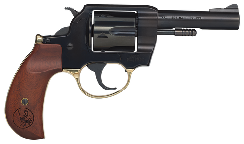 Henry H017BDM Big Boy  38 Special/357 Mag 6 Shot 4" Blued Round Steel Barrel, Polished Blued Steel Frame w/Birdshead Walnut Grip                                                                        
