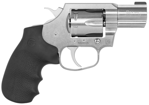 Colt Mfg KCOBRASB2BBS King Cobra Carry 357 Mag 6 Shot 2" DA/SA Brushed Stainless Steel Barrel, Cylinder & Frame, Black Hogue Rubber w/Finger Grooves Grip                                               