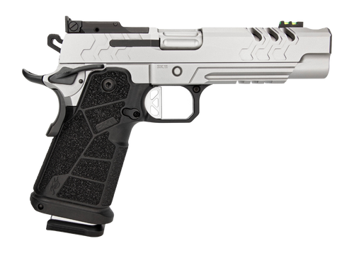 Kimber Mfg, Inc 3500080 2K11  Full Size 9mm Luger 20+1 5" Matte Stainless Steel Compensated Barrel & Lightening Cut/Optic Ready/Serrated Slide, Matte Stainless Steel Frame w/Beavertail & Picatinny Rai