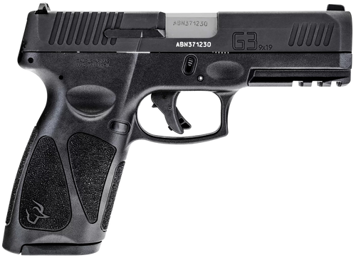 Taurus 1G3B94117 G3  9mm Luger 17+1 4" Barrel, Black Finish Picatinny Rail Frame, Serrated Matte Black Tenifer Steel Slide, Polymer Grip Includes 2 Mags                                                