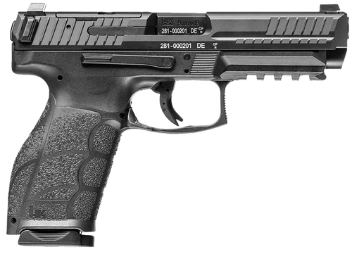 HK 81001066 VP9A1  Full Size 9mm Luger 10+1 4.53" Barrel, Black Steel Optic Ready/Serrated Slide, Black Polymer Frame w/Picatinny Rail, Interchangeable Backstrap Grip, Ambidextrous                    