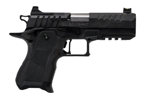 Oa Defense  2311 Pro Compact 9mm Luger 15+1 4.25" DLC Black Steel Optic Ready/Serrated Slide, Black Aluminum Frame w/Picatinny Rail, Black Polymer Grip, Ambidextrous                                   