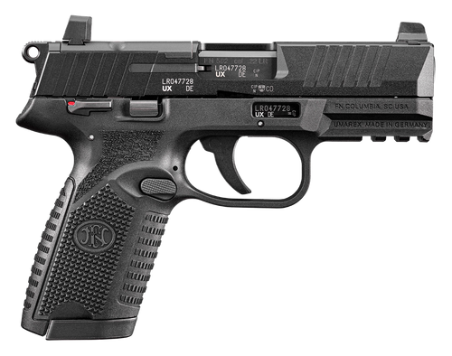 FN 66102317 502 MRD *CA Compliant 22 LR 10+1 4" Black Target Crown Barrel, Black Optic Ready/Serrated Slide, Black Polymer Frame w/Picatinny Rail, Textured Grip, Ambidextrous                          
