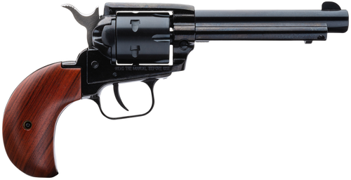Heritage Mfg RR22MB4BH Rough Rider  22 LR/22 WMR 6 Shot, 4.75" Steel Black Barrel, Cylinder & Black Zinc Alloy Frame, Cocobolo Bird Head Grip, Hammer/Thumb Safety, Exposed Hammer                      