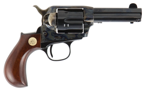 Cimarron CA980 Lightning  38 Special 6 Shot 3.50" Blued Steel Barrel & Cylinder, Color Case Hardened Steel Frame, Birdshead Walnut Grip, Exposed Hammer                                                 