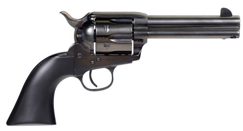 Taylors & Company 555162 Devil Anse  357 Mag Caliber with 4.75" Blued Finish Barrel, 6rd Capacity Blued Finish Cylinder, Color Case Hardened Finish Steel Frame & Matte Black Wood Grip                 