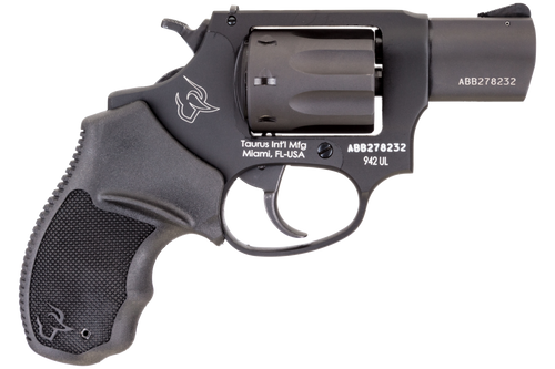 Taurus 2942021UL 942 Ultra-Lite 22 LR 8rd 2" Matte Black Finish Barrel, Matte Black Finish Cylinder, Black Anodized Finish Aluminum Frame & Finger Grooved Black Polymer Grip                           
