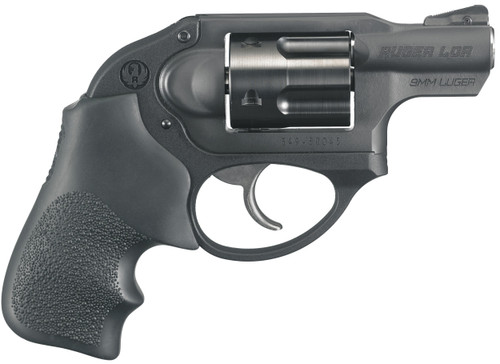 Ruger 5456 LCR  Small Frame 9mm Luger 5rd 1.87" Matte Black Steel Barrel, Black PVD Cylinder, Matte Black Stainless Steel Frame, Black Hogue Tamer Monogrip, Concealed Hammer                           
