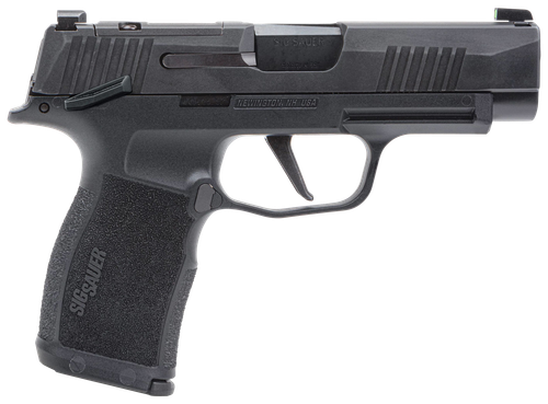 Sig Sauer 365XL9BXR3PMS10 P365XL *MA Compliant 9mm Luger 10+1 3.70" Black Barrel, Black Nitron Optic Ready/Serrated SS Slide, Black SS Frame w/Beavertail &  Black Polymer Grips                        