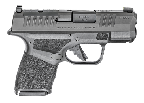Springfield Armory HC9319BOSPLC Hellcat OSP Micro-Compact 9mm Luger 10+1, 3" Black Melonite Hammer Forged Barrel, Black Melonite Optic Ready/Serrated Steel Slide, Adaptive Textured Grip               